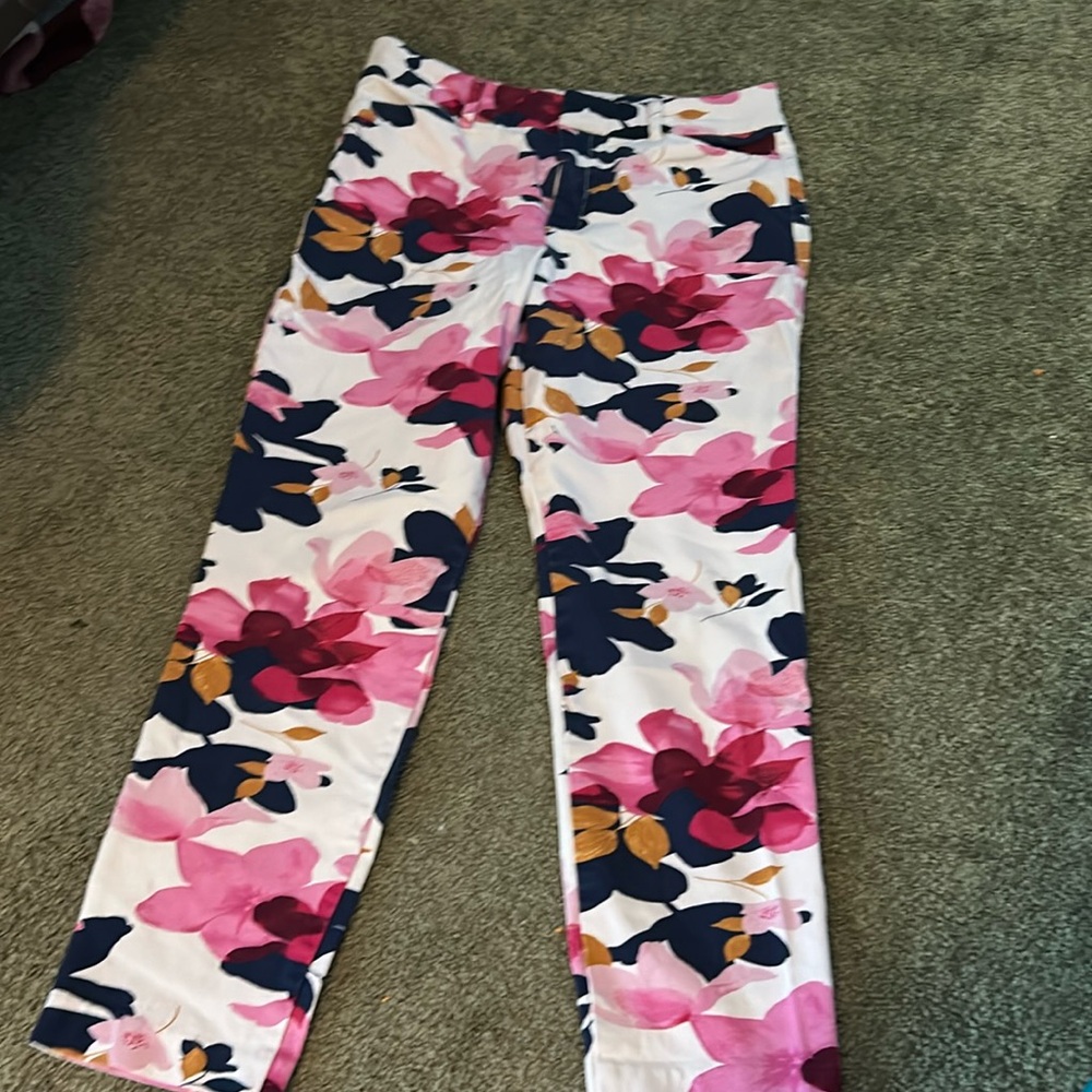 Floral jeans size 8 from old navy